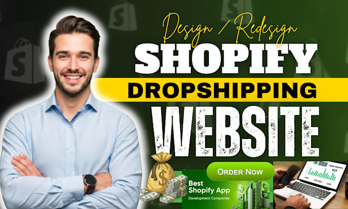 design shopify dropshipping website via zendrop dsers spocket cjdropship