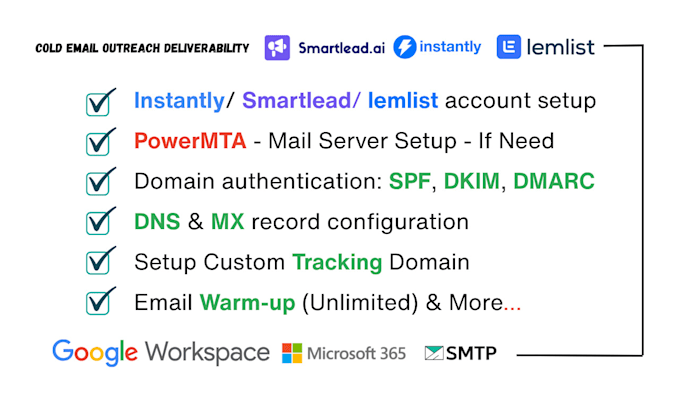 setup instantly ai for cold email outreach and warmup with high deliverability