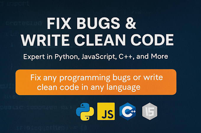 Fix your programming bugs and improve your code by Gamersurya420 | Fiverr