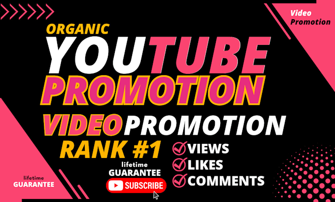 do organic youtube video promotion to real audience