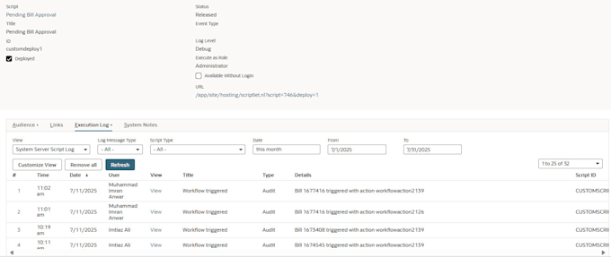 custom netsuite suitescript and workflow automation services