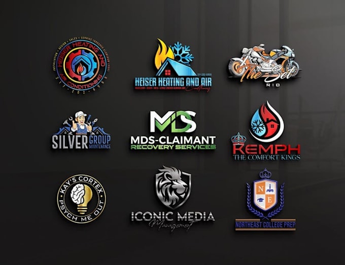 design a 3d professional and creative business logo