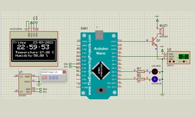 do schematics and simulate using fritzing, multisim and proteus