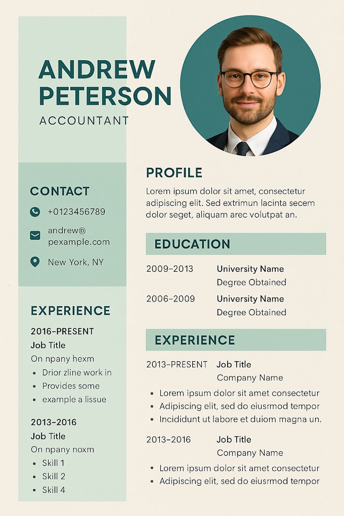write your professional CV and cover letter in english or polish