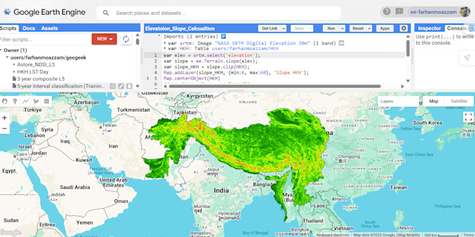 do geoai, gis, and remote sensing projects in google earth engine