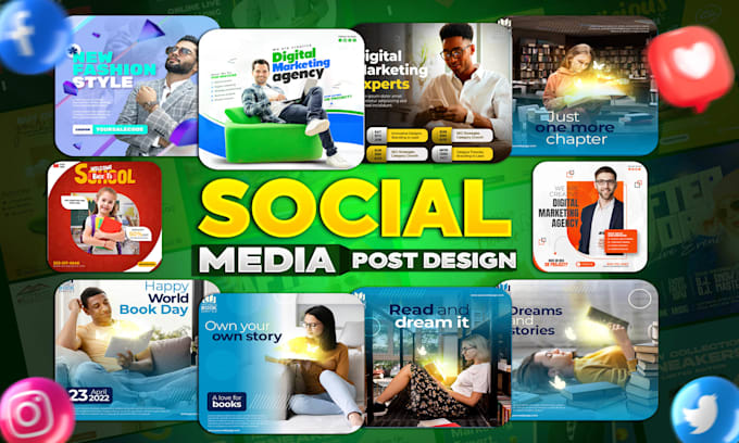 create social media posts, ad creative, facebook ad image, instagram design