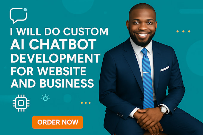 do custom ai chatbot development for website and business