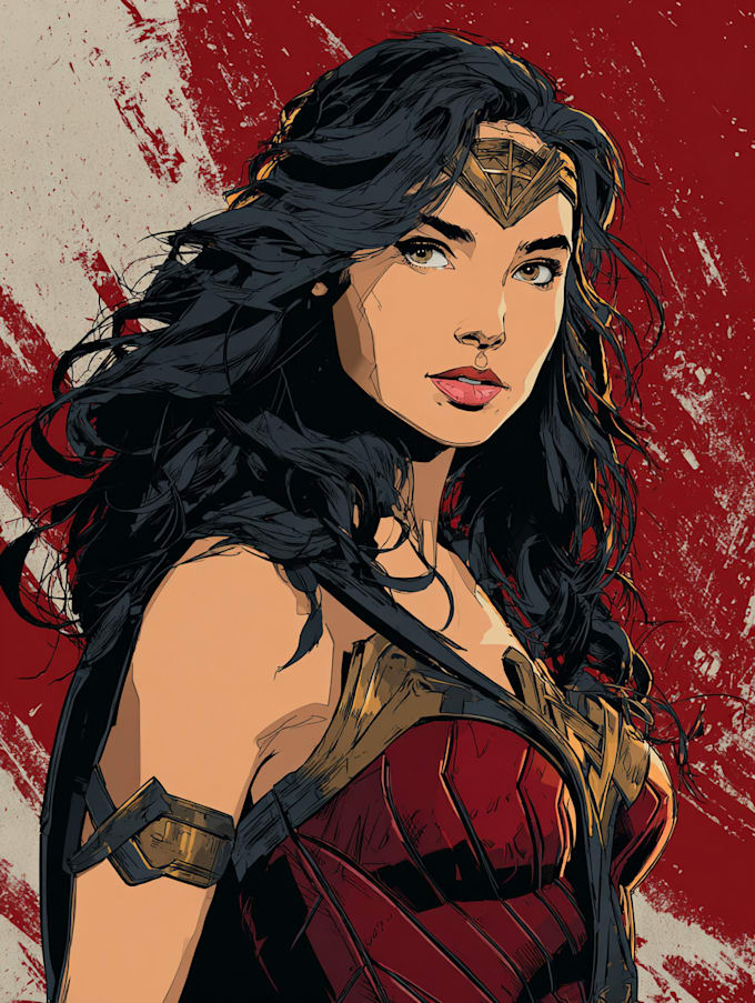 create comic book and custom illustration