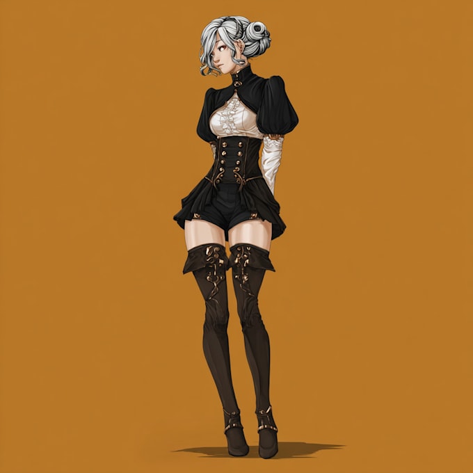 draw custom anime style roleplay character
