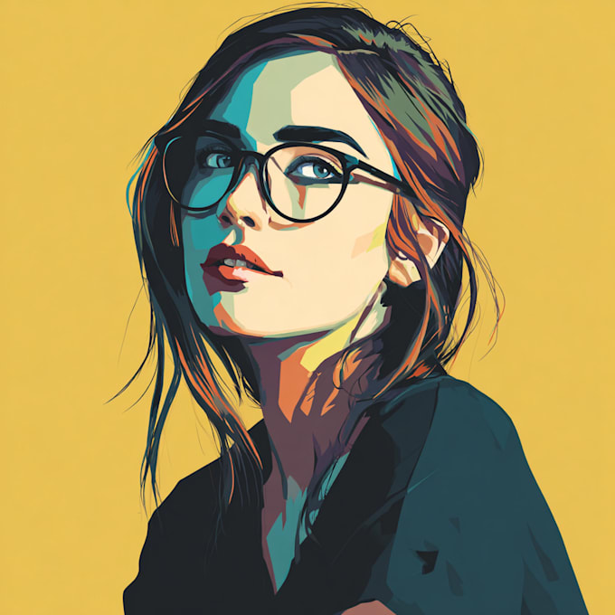 create your picture into vector portrait