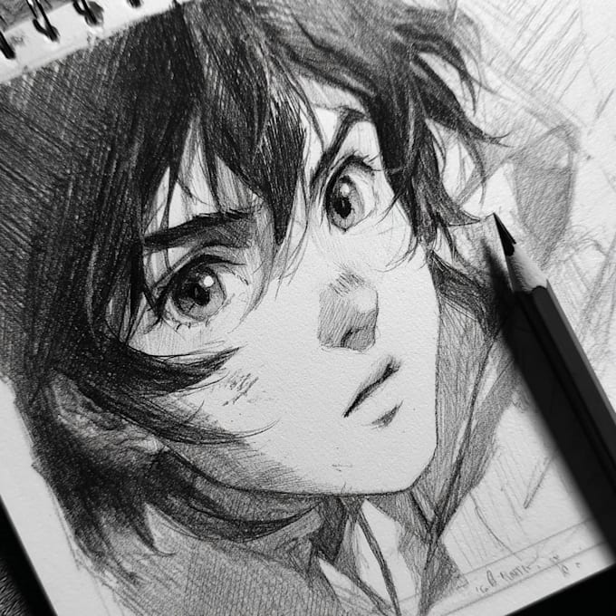 draw black and white illustrations