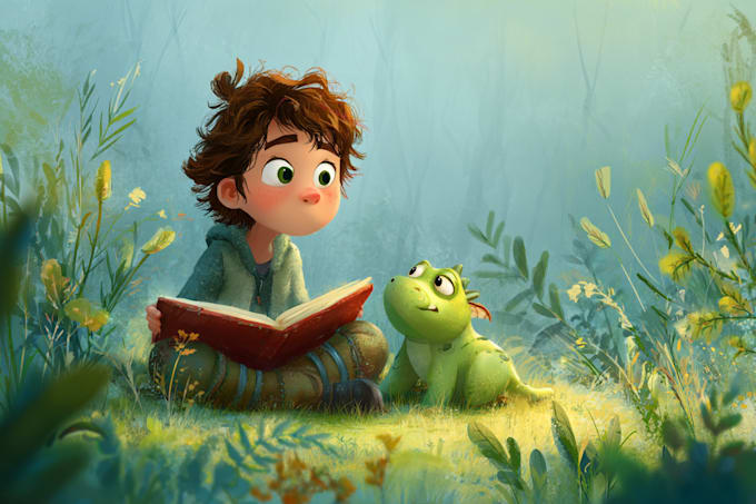 draw illustrations for children book