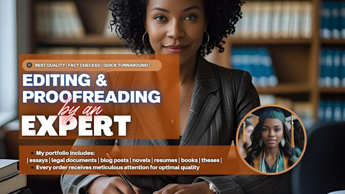 provide academic document editing and proofreading services