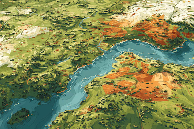 map illustration vector illustration vector map
