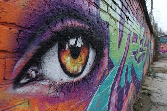 Graffiti Normal Paint real graffiti art on the street wall by Seraphiel9 | Fiverr