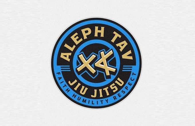 design faith based jiu jitsu patch school logo