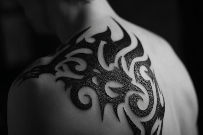 create a profesional tribal tattoo design