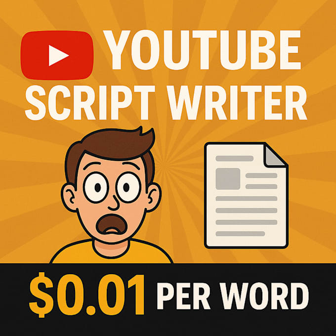 write your youtube video script