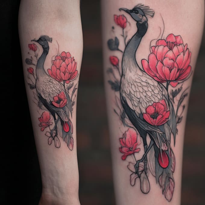 design colorful tattoo art that brings