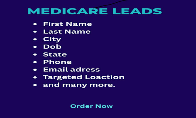 generate high quality fresh verified active medicare leads