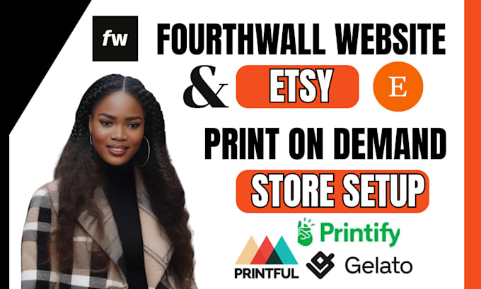 setup fourthwall website upload pod products listing and optimize merch store
