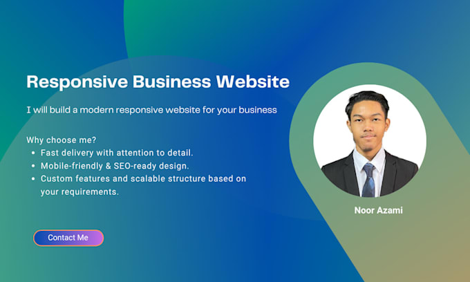 develop a responsive website with HTML ,CSS and js