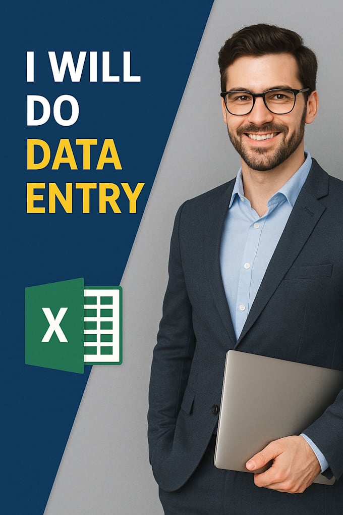 do accurate data entry, excel work, and file conversion