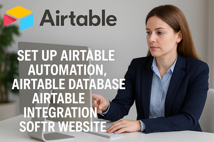 setup airtable automation, airtable database, airtable integration softr website
