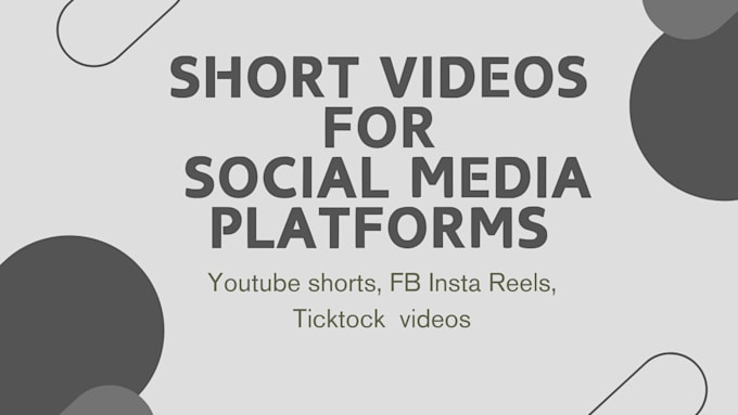 create professional short social media videos