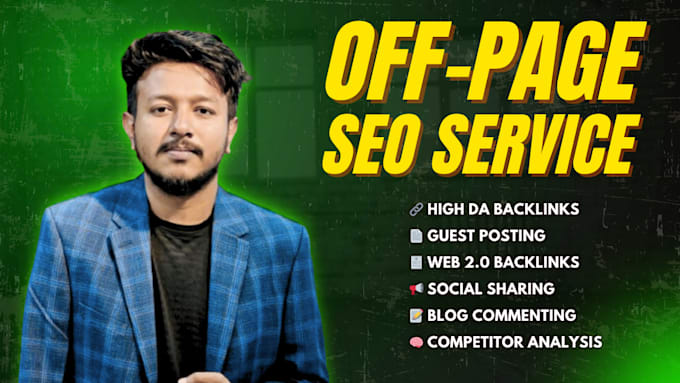 off page SEO expert for wordpress, wix, shopify,