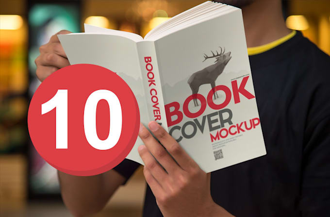 create 10 exquisite ebook cover mockups