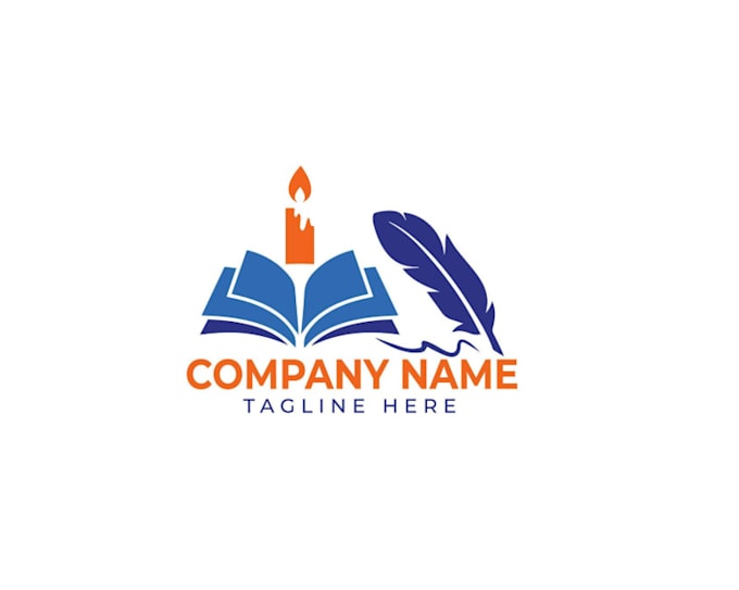 create and creative logo for book publishing