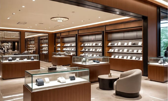 expert 3d luxury jewelry ,retail store design ,wristwatches ,mall visualization