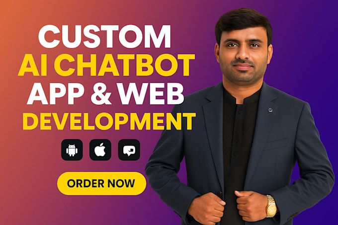 develop an ai website, chatbot app, or custom ai web development, ai software