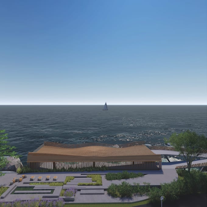 create innovative parametric facade design with 3d renderings
