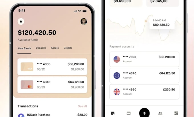 develop fintech app, bank app ios app development  loan app