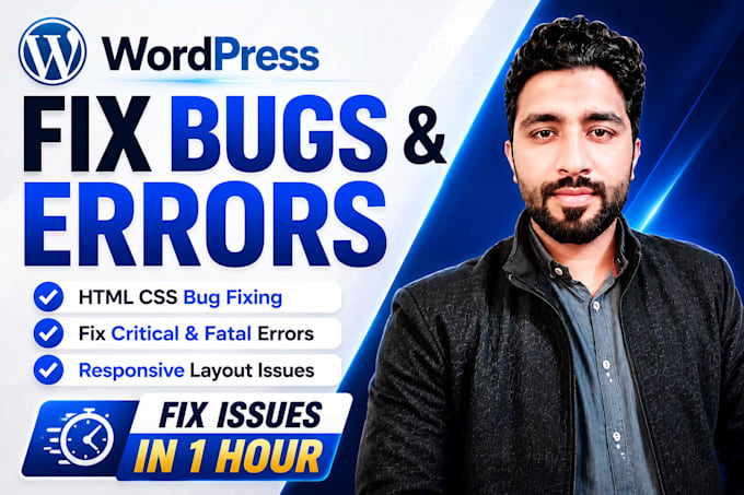 fix wordpress issues ,fix wordpress , bug , errors wordpress help