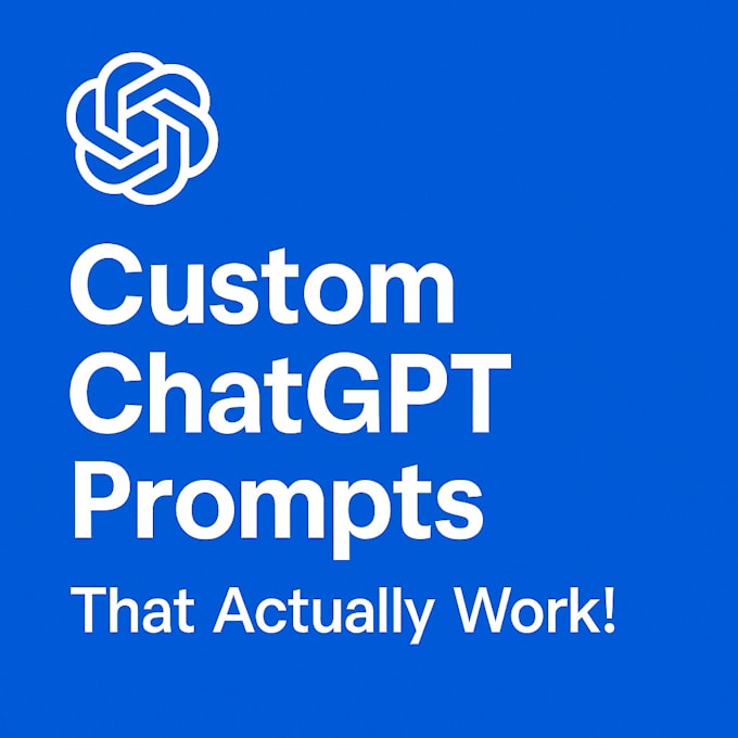 write custom chatgpt or midjourney prompts for any purpose