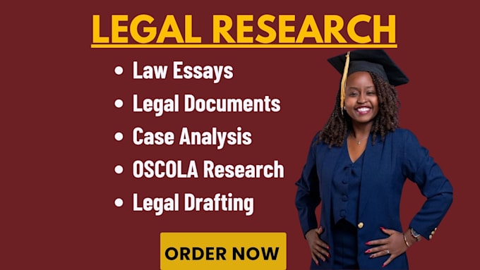 do professional legal research, case analysis, and law memos