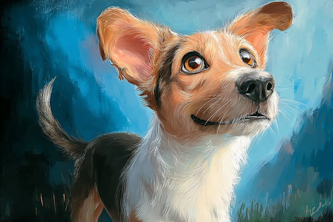 create amazing disney pet portrait