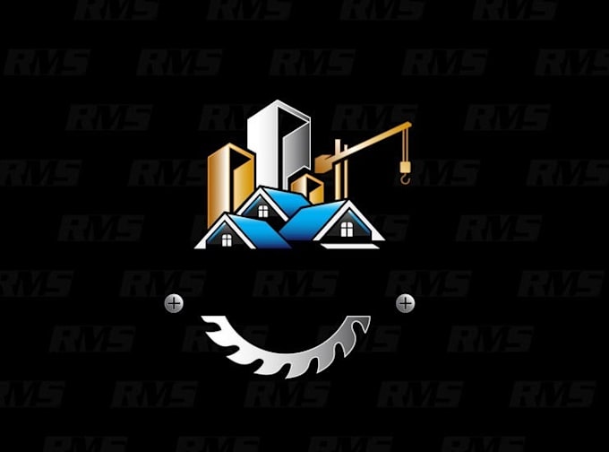 design a modern professional 3d real estate logo
