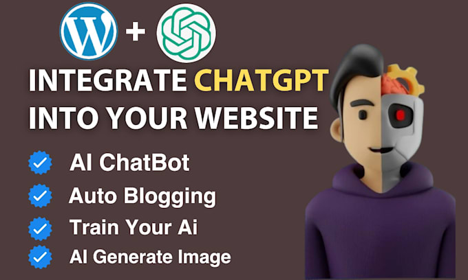 integrate chatgpt API in wordpress website for chatbots