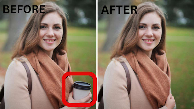remove object or people from image