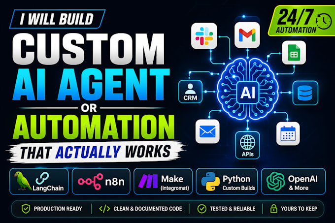 build a custom ai agent or automation that actually works