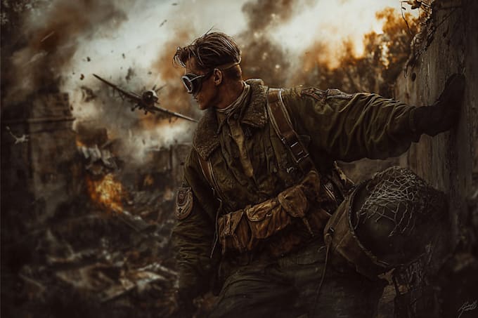draw military themed illustrations