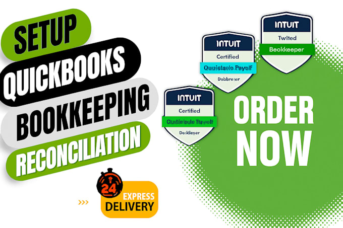 be expert for quickbook online bookkeeping, setup, catchup, cleanup, accounting