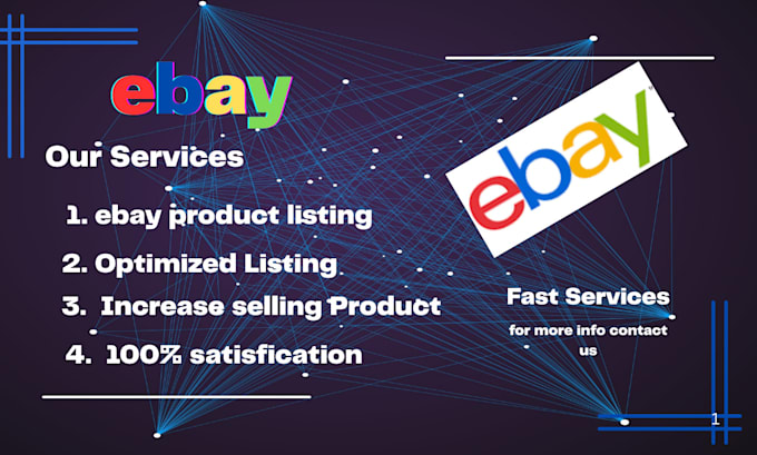 do ebay product listing