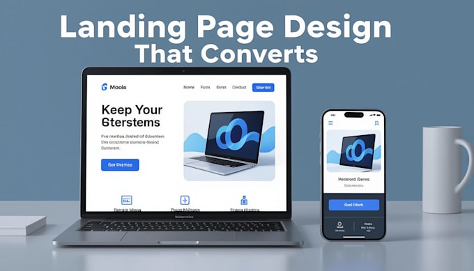design a high converting landing page that boosts sales and leads