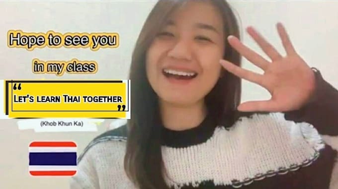 be your thai language tutor