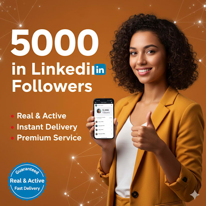 bring in instant 1000 followers on linkedin company page